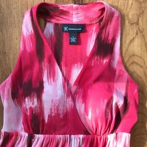 INC International Concepts Pink Printed Maxi Dress